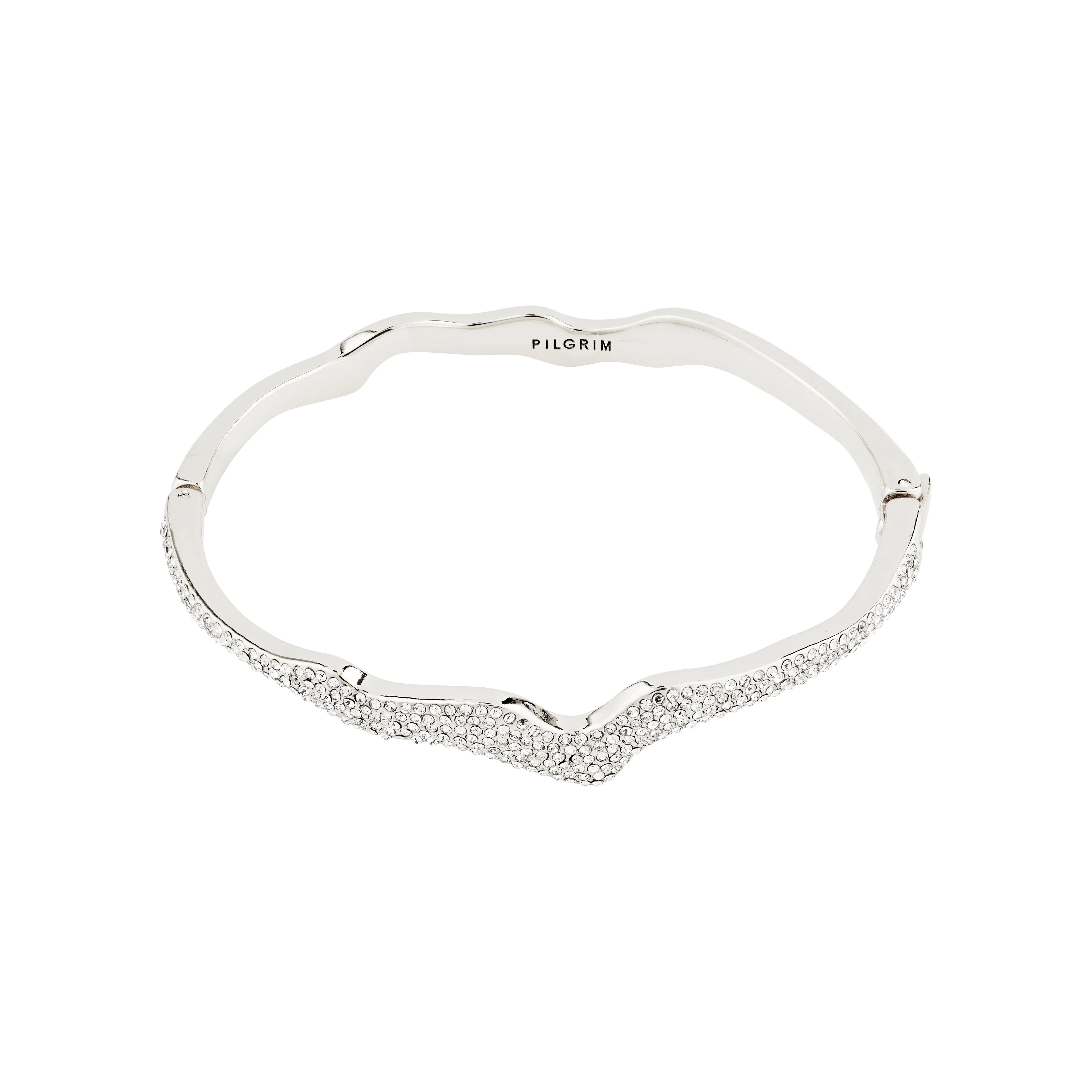 CONNECT Recycled Crystal Bangle Bracelet - Image 4