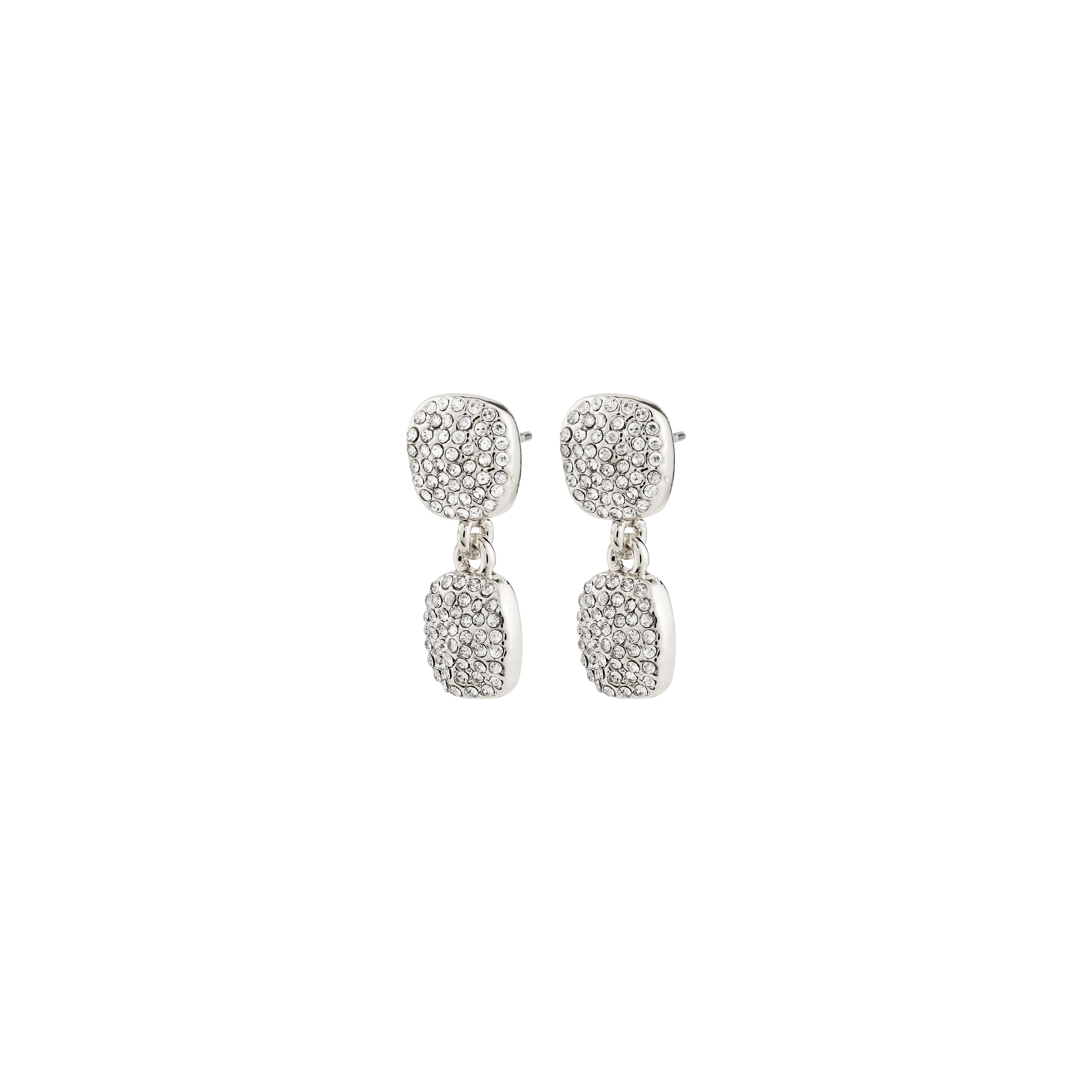 EMBER recycled crystal pendant earrings - Image 4