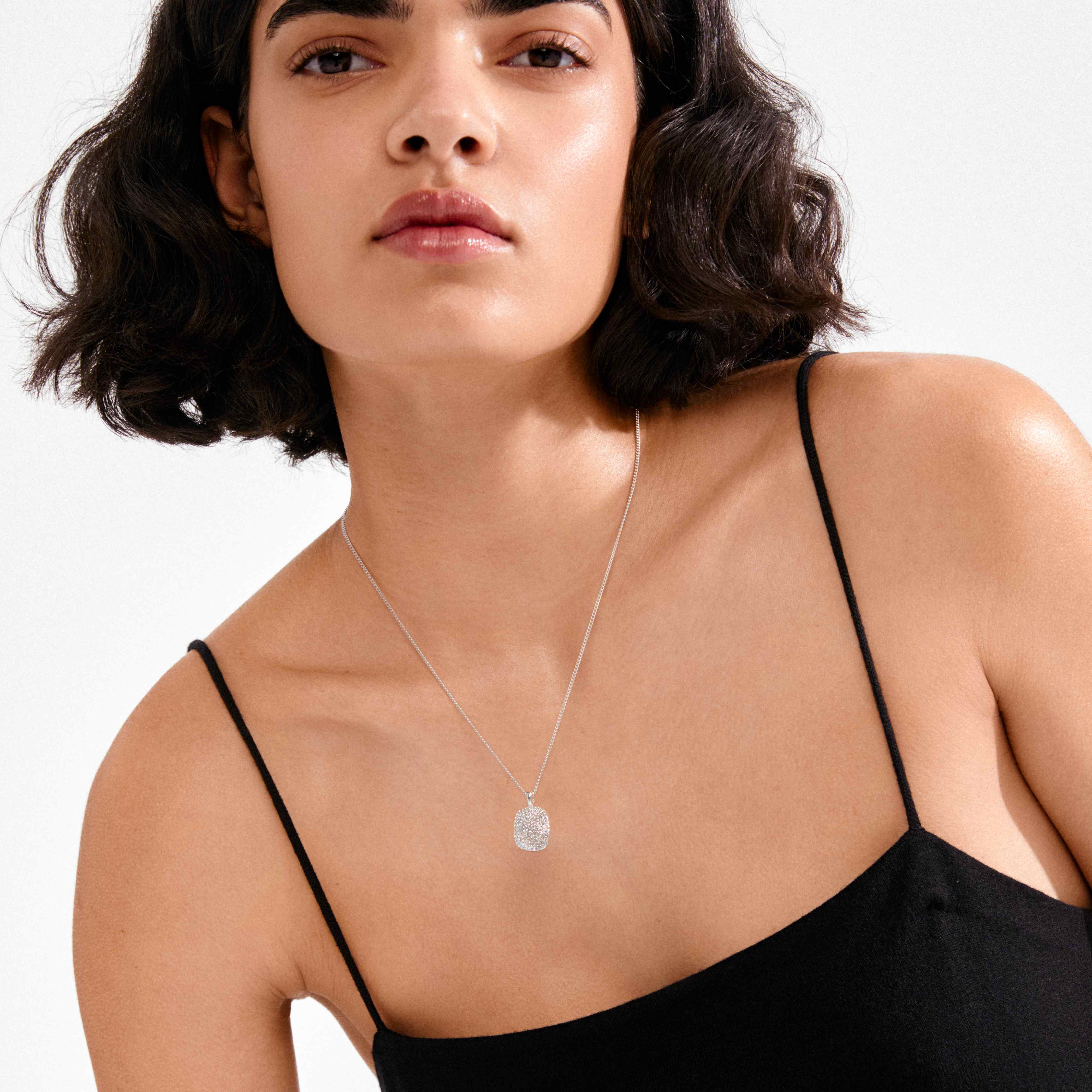 EMBER recycled crystal pendant necklace - Image 8