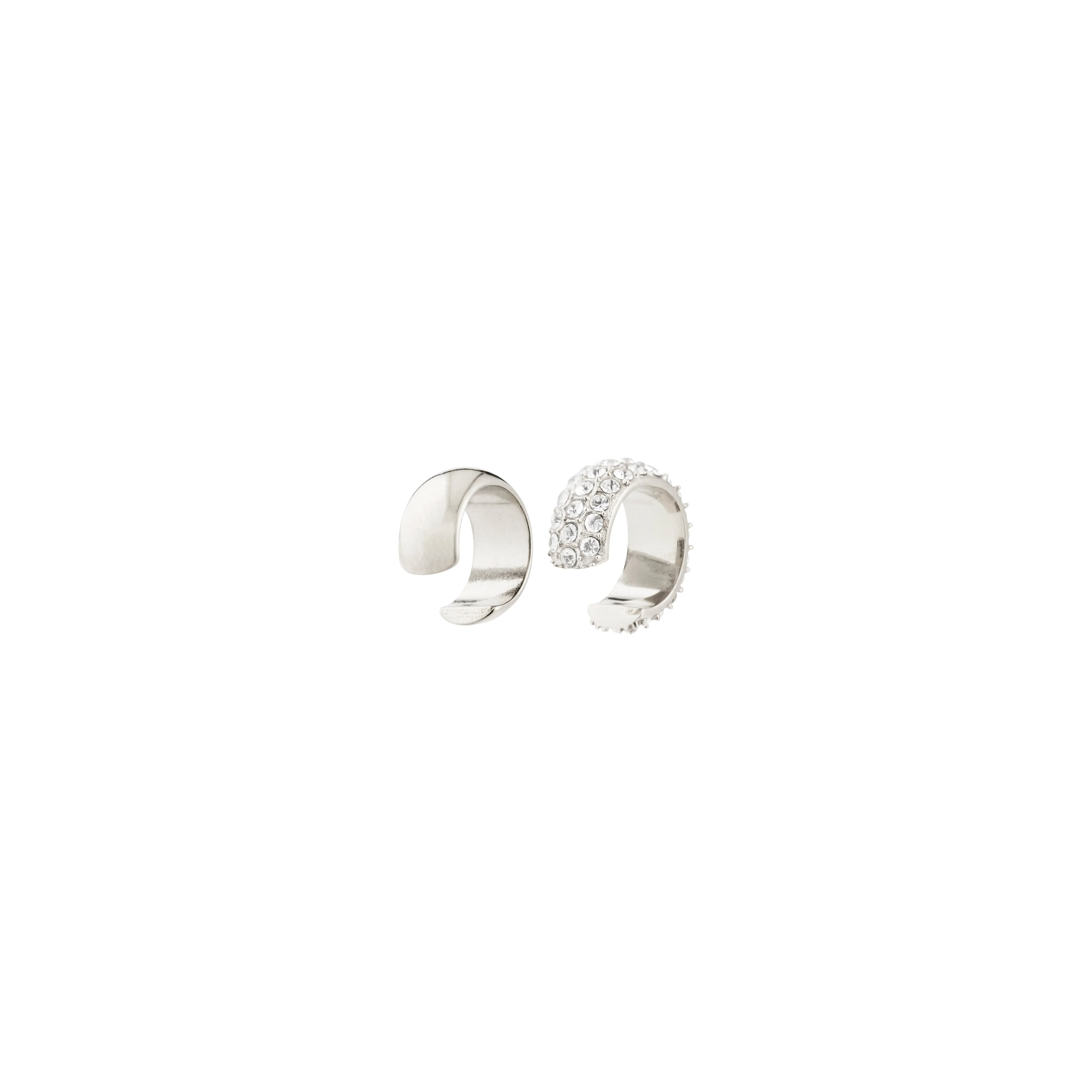 HUDSYN recycled crystal ear cuff 2-in-1 - Image 3